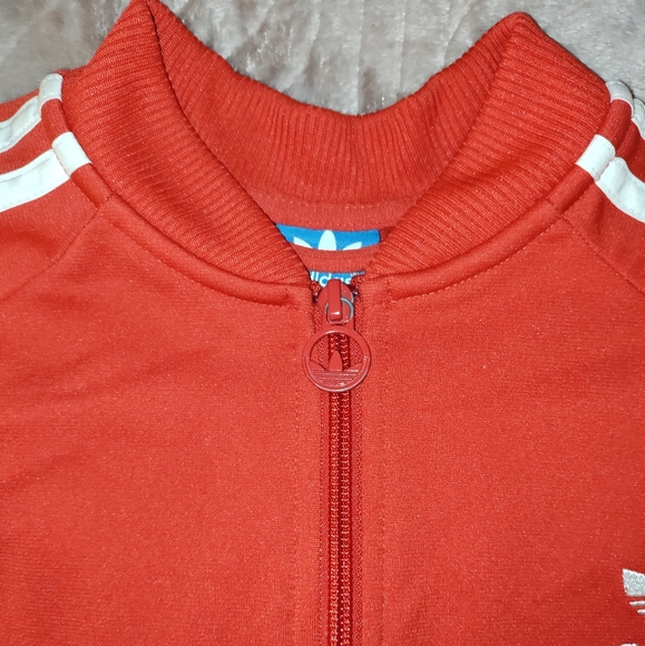 Adidas | Red Track Jacket Size Youth XL - Picture 8 of 8